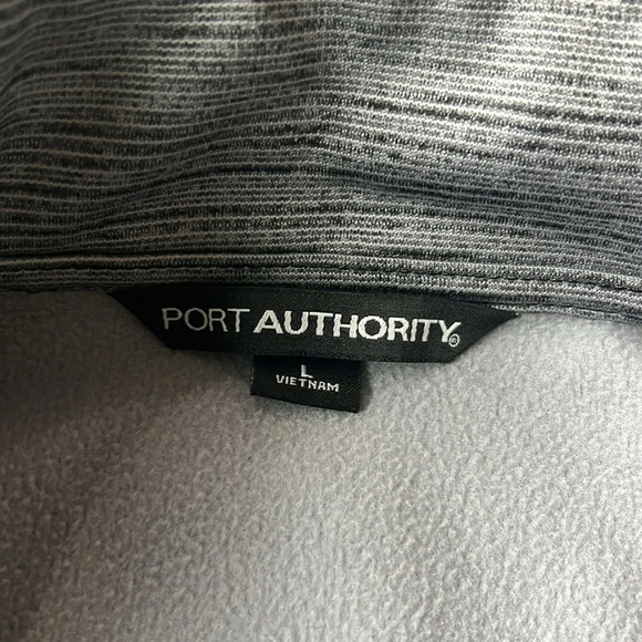 Port Authority Jacket Gray Super Bowl LI Zip Up Jacket Size Large - Picture 5 of 9